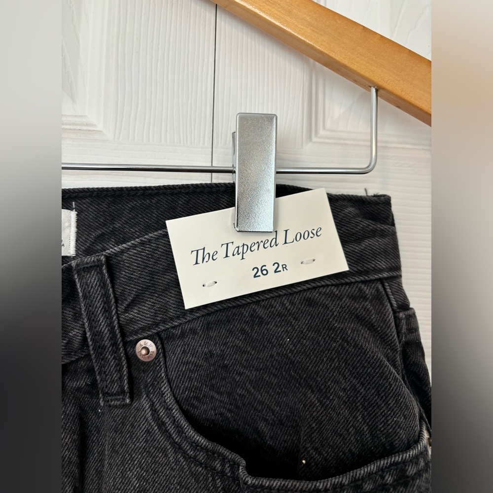 A&F Low Rise Stacked Taper Jean NWT - Picture 8 of 12